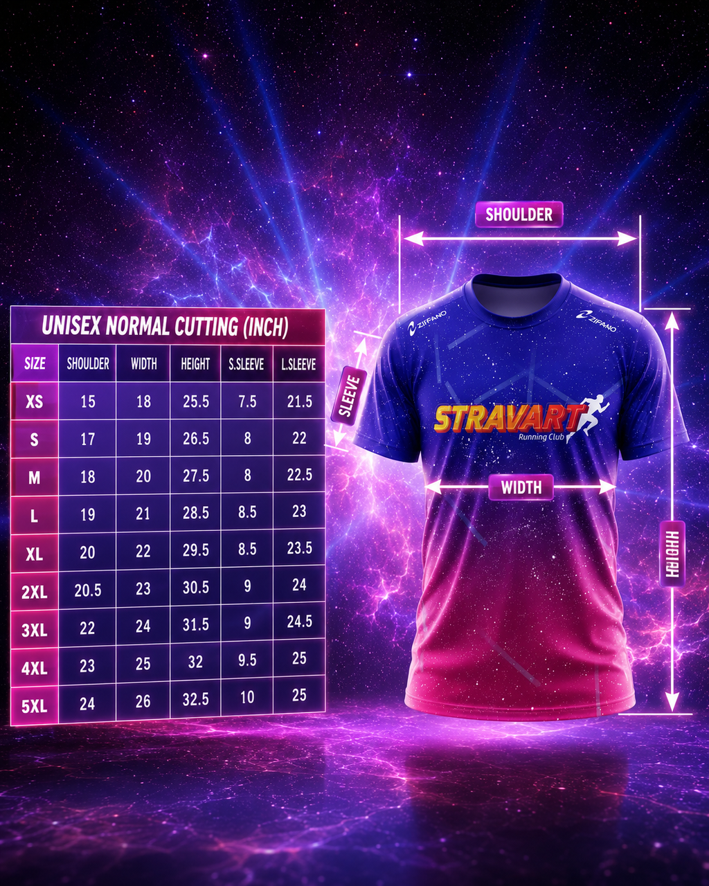 StravArt Running Jersey