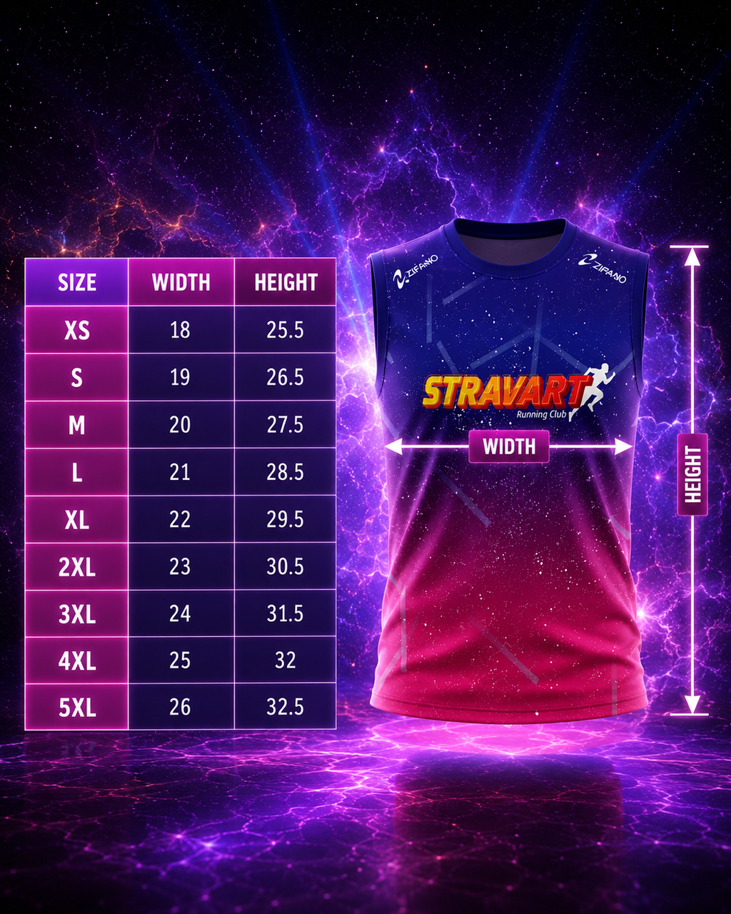 StravArt Running Jersey