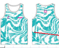 Singlet - White Cyan
